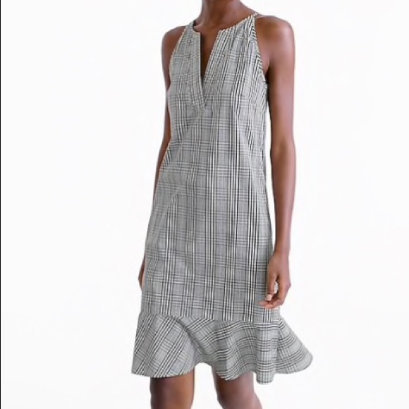 J. Crew Dresses & Skirts - NWT J. Crew Flutter-hem Dress in Plaid 14T